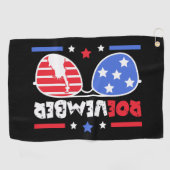 Verkiezingen van 24 november golfhanddoek (Horizontaal)