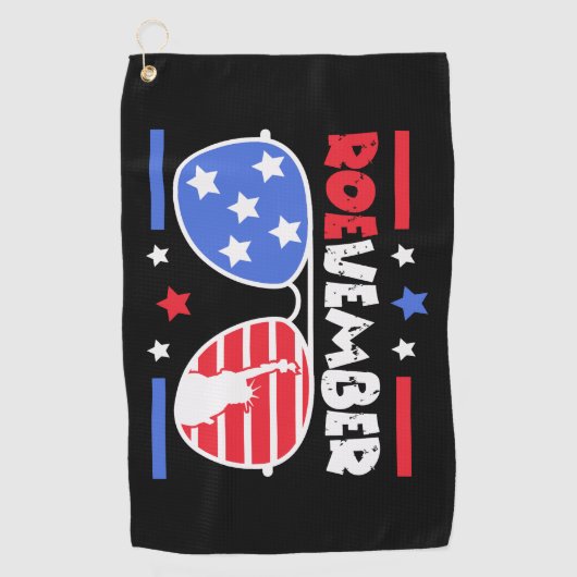 Verkiezingen van 24 november golfhanddoek (Voorkant)