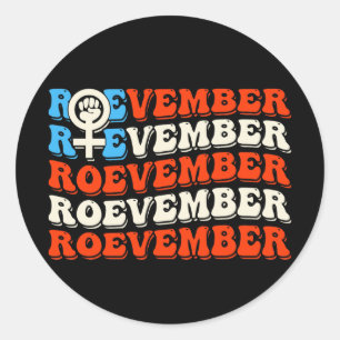 Verkiezingen van 24 november ronde sticker