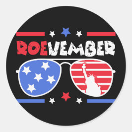 Verkiezingen van 24 november ronde sticker