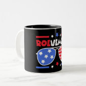 Verkiezingen van 24 november tweekleurige koffiemok (Voorkant links)