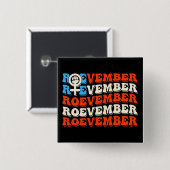 Verkiezingen van 24 november vierkante button 5,1 cm (Voorkant /achterkant)