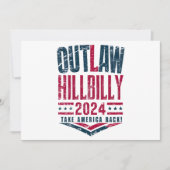  verkiezingen verbieden Amerikaanse vlag Hillbilly Kaart (Voorkant)