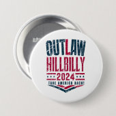  verkiezingen verbieden Amerikaanse vlag Hillbilly Ronde Button 7,6 Cm (Voorkant /achterkant)