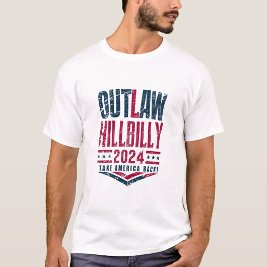  verkiezingen verbieden Amerikaanse vlag Hillbilly T-shirt (Voorkant)