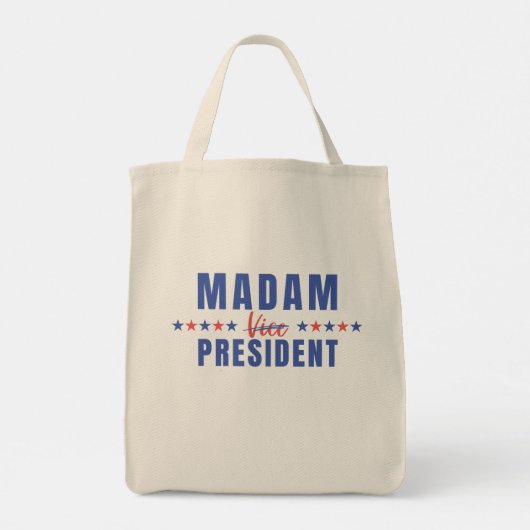 Verkiezingen voor het President 2024 - Kamala Harr Tote Bag (Achterkant)
