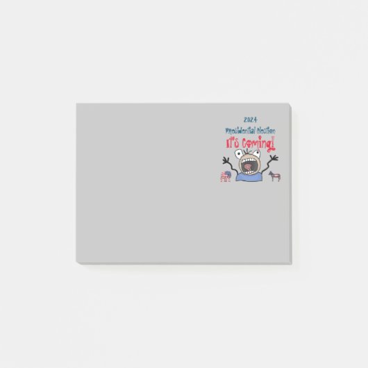 Verkiezingen voor het presidentschap 2024, het kom post-it® notes (Voorkant)