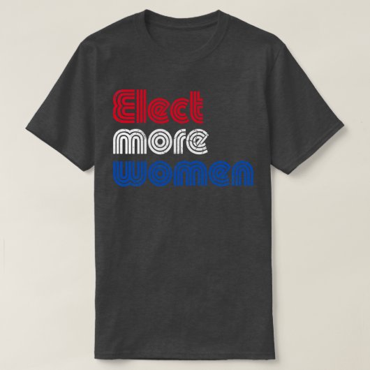 Verkiezingen voor meer vrouwen 2020 t-shirt (Design voorkant)