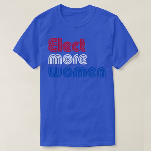 Verkiezingen voor meer vrouwen 2020 t-shirt (Design voorkant)