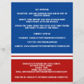 Verkiezingen voor politieke bijeenkomsten of evene flyer (Achterkant)