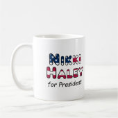 Verkiezingen VS 2024 Nikki Haley voor President Koffiemok (Links)