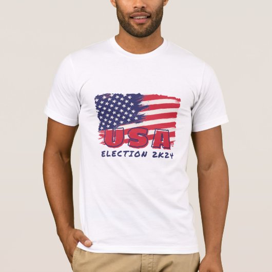 Verkiezingen VS 2024 T-shirt (Voorkant)