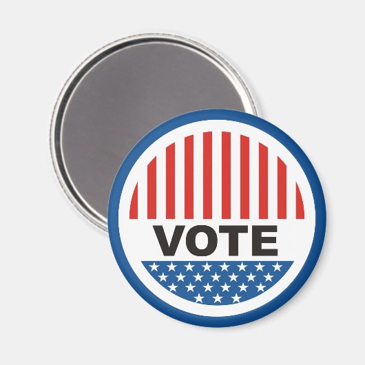 verkiezingen vs - president stembriefje politiek magneet (Voorkant / Achterkant)