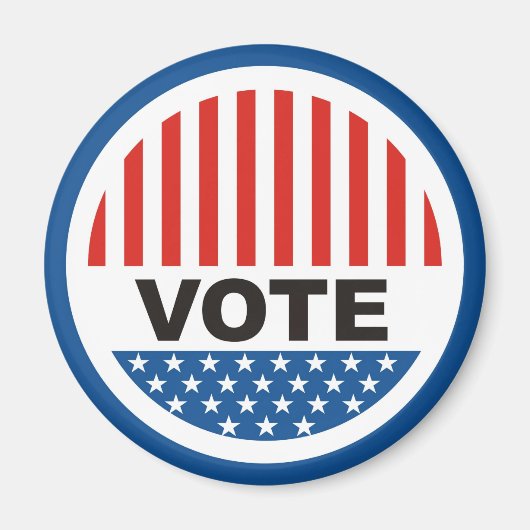 verkiezingen vs - president stembriefje politiek magneet (Voorkant)