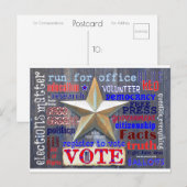 Verkiezingen zijn belangrijk | Blue Beach Song™ Br Briefkaart (Voorkant / Achterkant)