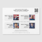 Verkiezings Politieke Campagne Team Foto Slate Kaa (Voorkant)