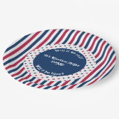 Verkiezingsavond Feest 2024 Papieren Bordje (Gekanteld)