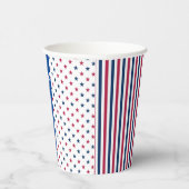 Verkiezingsavond partij 2024 Rood of Blauw gejuich Papieren Bekers (Rechts)