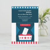 Verkiezingsavondvergadering Kaart (Staand voorkant)