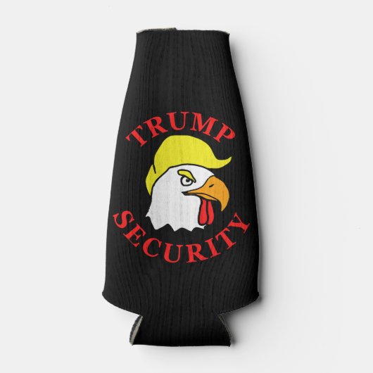 Verkiezingsbeveiliging voor Donald Trump Flesjeskoeler (Voorkant)