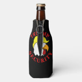 Verkiezingsbeveiliging voor Donald Trump Flesjeskoeler (Fles Achterkant)