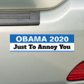 Verkiezingsbumper sticker (Op auto)