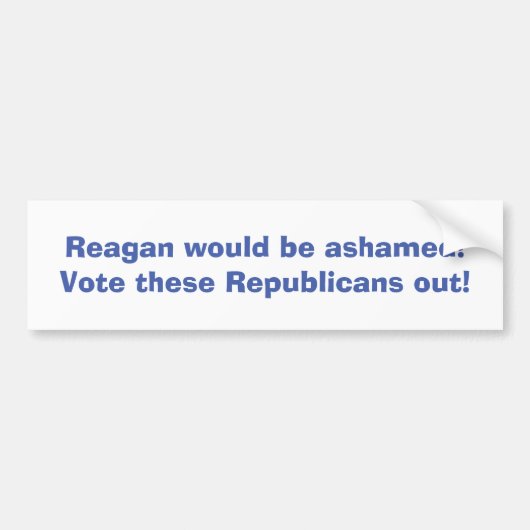 VerkiezingsBumpersticker 2020 Bumpersticker (Voorkant)