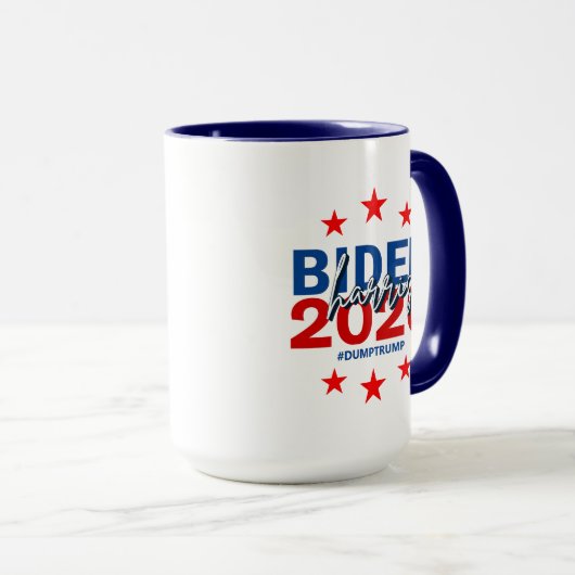 Verkiezingscampagne 2-toon Biden Harris 2020 Mok (Voorkant rechts)