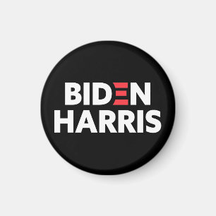 Verkiezingscampagne Biden/Harris Black en White Magneet