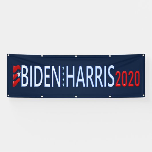 Verkiezingscampagne Biden Harris Democratic 2020 Spandoek (Horizontaal)