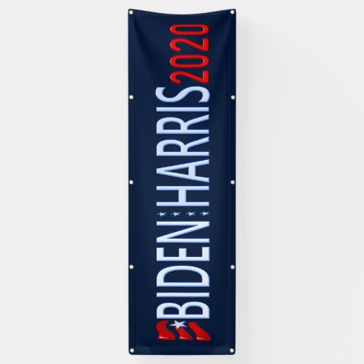Verkiezingscampagne Biden Harris Democratic 2020 Spandoek (Verticaal)