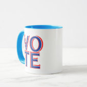 Verkiezingscampagne Blue Coffe Mok Cup (Voorkant links)