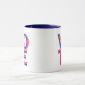 Verkiezingscampagne Blue Coffee Mok Cup (Midden)