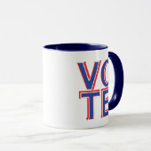 Verkiezingscampagne Blue Coffee Mok Cup (Voorkant rechts)