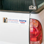 Verkiezingscampagne Bumpersticker (Op Truck)