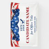 Verkiezingscampagne Custom Political Candidate 202 Spandoek (Verticaal)