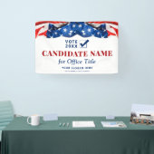 Verkiezingscampagne Custom Political Candidate 202 Spandoek (Beurs)