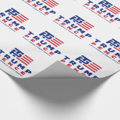 Verkiezingscampagne Donald Trump Pence 2016 Cadeaupapier (Hoek)