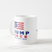 Verkiezingscampagne Donald Trump Pence 2016 Koffiemok (Voorkant links)