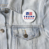 Verkiezingscampagne Donald Trump Pence 2016 Ronde Button 5,7 Cm (In situ)