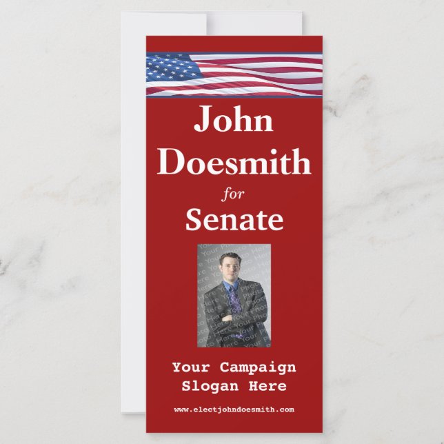 Verkiezingscampagne Flyer Sjabloon (Voorkant)