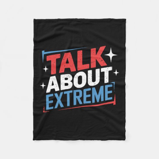 Verkiezingscampagne Harris praat over extreme Fleece Deken (Voorkant)