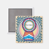 Verkiezingscampagne lint  magneet (Voorkant / Achterkant)