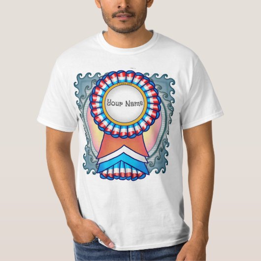 Verkiezingscampagne lint t-shirt (Voorkant)