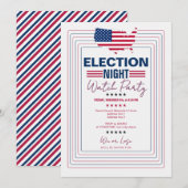 verkiezingscampagne-nachtpartij kaart (Voorkant / Achterkant)