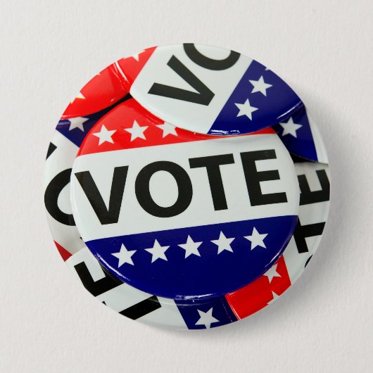 verkiezingscampagne ronde button 7,6 cm (Voorkant)