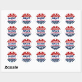 Verkiezingscampagne Ronde Sticker (Vel)