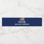  verkiezingscampagne waterfles etiket (Enkel label)