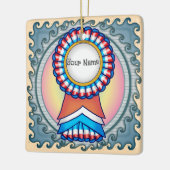 verkiezingscampagnelint keramisch ornament (Links)