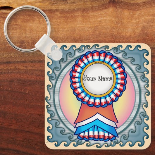 verkiezingscampagnelint sleutelhanger (Voorkant)